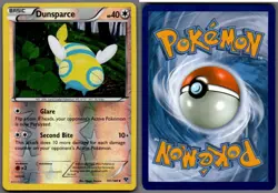 2014 Pokemon, XY Base, #101/146 Dunsparce, Reverse Holo Uncommon - Image 1