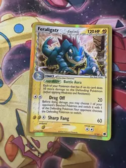 Pokemon Ex Dragon Frontiers Reverse Holo 2/101 "Feraligatr (Delta Species)" - Image 1