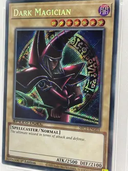 Dark Magician PSA 10 GEM MINT 💎 Secret Rare SBC1-ENG01 Speed Duel 1st Ed Yugioh - Image 3