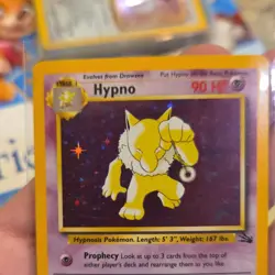 Pokemon TCG Hypno Fossil 8/62 Holo Rare 90 HP 1999 Wizards Unlimited Card - Image 3