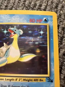 Pokemon TCG Lapras Fossil Holo Rare Card 1999 10/62🔥🔥🔥 - Image 5
