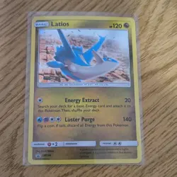 Pokemon Latios SM136 Promo Holo Basic Card English TCG 2018 - Image 1