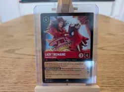 LADY TREMAINE IMPERIOUS QUEEN DISNEY LORCANA CARD RISE OF THE FLOODBORN 110/204 - Image 1