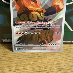 Pokemon TCG Emboar Holo Card White Flare Illustration Rare 098/086 NM - Image 3