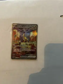 Pokemon TCG Raging Bolt EX Scarlet & Violet Temporal Forces Holo Card 208/162 - Image 1