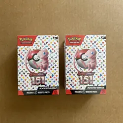 Pokemon TCG 151 - Scarlet and Violet Booster Bundle - Trading Cards Set x2 - Image 1