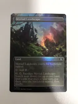 Myriad Landscape Foil Extended Borderless MTG Magic Gathering Card NM Mint CMM - Image 1