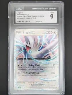 2023 Pokemon Trading Card Game Classic Lugia EX #17/34 RARE CGC Mint 9 - Image 1