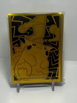 Gold Pikachu Pokemon card sleeves Chinese Brilliant Energy box - Image 1