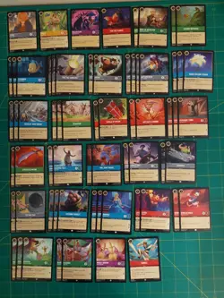 Disney Lorcana Trading Card Game 146 Card Bundle FOIL - Image 3