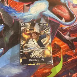 SEALED! One Piece Card- Monkey D. Luffy (P-035) English Promo Card - Image 1
