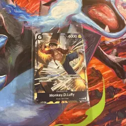 SEALED! One Piece Card- Monkey D. Luffy (P-035) English Promo Card - Image 2