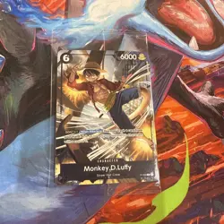 SEALED! One Piece Card- Monkey D. Luffy (P-035) English Promo Card - Image 3