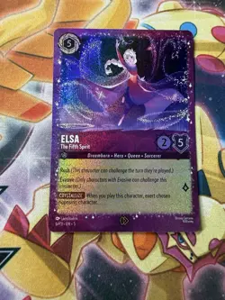 Elsa - The Fifth Spirit | 6/P3 | Lorcana | Promo Card | Glimmer Foil | NM - Image 1