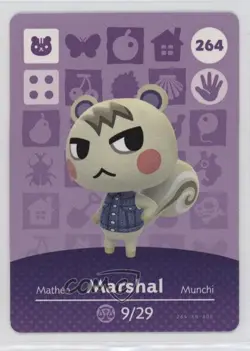 2016 Animal Crossing Amiibo Series 3 Marshal #264 - Image 1