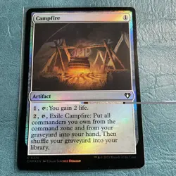 Campfire Commander Masters Foil NM Common MTG - Image 1
