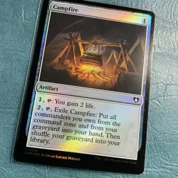 Campfire Commander Masters Foil NM Common MTG - Image 2