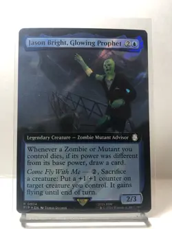 Jason Bright, Glowing Prophet (Surge Foil) [Extended Art] PIP 0904 Rare MTG - Image 1