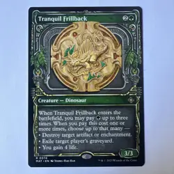 MTG - March of the Machine: Aftermath - Tranquil Frillback SHOWCASE - NM - Image 1