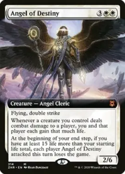 Angel of Destiny (Extended Art) [Zendikar Rising] Near Mint - Image 1