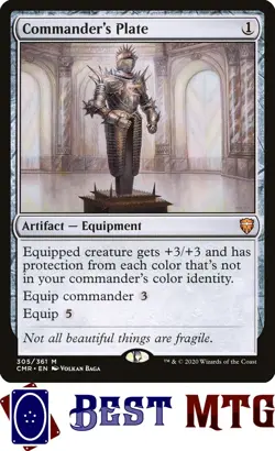 Magic The Gathering MTG Commander's Plate 305 NM Commander Legends - Image 1