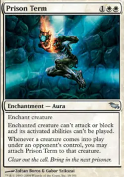 1x Prison Term NM-Mint, English Shadowmoor MTG Magic - Image 1