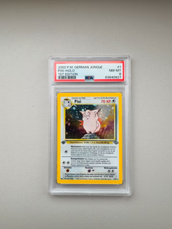 Pixi Holo 1. Edition #1 | Pokemon Jungle Deutsch | PSA 8 - Image 1