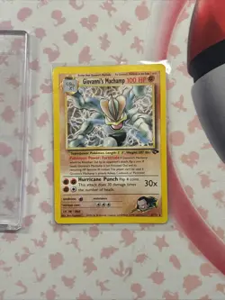 Giovanni's Machamp 6/132 Gym Challenge 2000 Pokemon TCG Holo rare - Image 3
