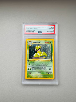 Sarzenia Holo 1. Edition #14 | Pokemon Jungle Deutsch | PSA 8 - Image 1