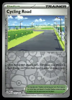 CYCLING ROAD 157/165 UNCOMMON 151 POKEMON - Image 1