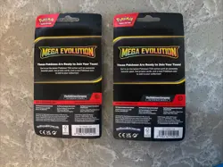 Set Of 2 Pokemon Mega Evolution Premium Checklane Blisters NEW - Image 2
