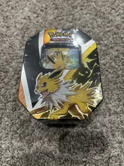 Pokemon TCG: Eevee Evolutions Tin - Jolteon V New Factory Sealed - Image 1