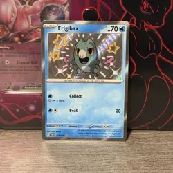 Frigibax 128/091 S&V Paldean Fates Baby Shiny Holo Rare Pokemon TCG 2024 NM - Image 1