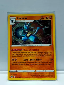 Pokemon - Lucario - 079/172 - Brilliant Stars - NM - Holo Rare - Image 1