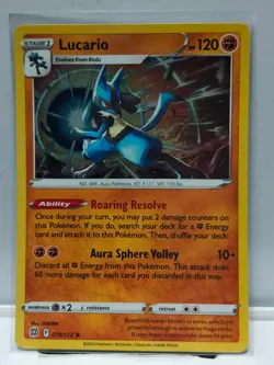 Pokemon - Lucario - 079/172 - Brilliant Stars - NM - Holo Rare - Image 3