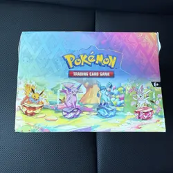 Pokemon TCG Prismatic Evolutions Mini Tin Display Box EMPTY - Image 1
