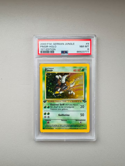 Pinsir Holo 1. Edition #9 | Pokemon Jungle Deutsch | PSA 8 - Image 1