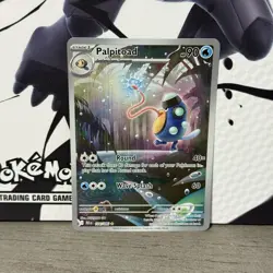 Palpitoad Illustration Rare 104/086 Black Bolt English NM Pokemon IR Full Art - Image 1