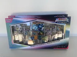 Pokemon Prismatic Evolutions Lucario EX Tyranitar Ex Premium Collection SEALED - Image 1