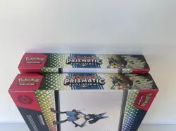 Pokemon Prismatic Evolutions Lucario EX Tyranitar Ex Premium Collection SEALED - Image 3
