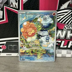 Pokemon Sunny Form Full Art Castform Illustration Rare 195/191 Surging Sparks - Image 1