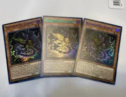 Yugioh - Millennium Eyes Illusionist LSD1-EN045 - Green Purple Blue NM PLAYSET - Image 1
