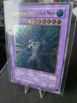 YuGiOh POTD-EN031 - Elemental Hero Aqua Neos - 1st Edition NM/M - Image 3