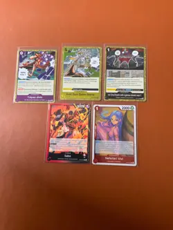 cartes ONE PIECE lot de 22 cartes OP 13 jamais jouees NM - Image 5