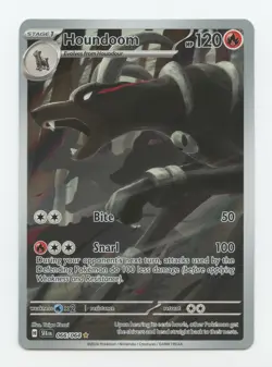 Pokemon TCG Card Houndoom 066/064 Shrouded Fable Illustration Rare NM/Mint - Image 1