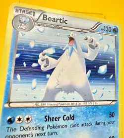 Beartic 30/98 Holo Rare Emerging Powers Pokemon Card 2011 LP - Image 3