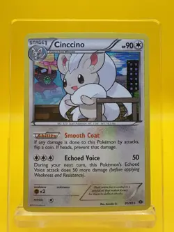 Cinccino 85/99 Holo Rare Next Destinies Pokemon Card 2012 NM - Image 1