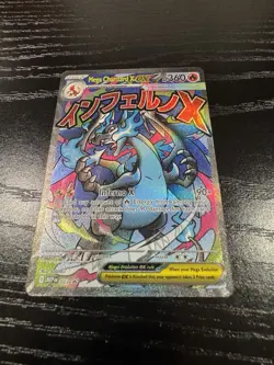 Pokemon TCG Mega Charizard x EX 023 Phantasmal Flames UPC Promo Card MINT - Image 1
