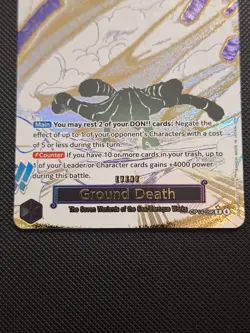 Ground Death OP14-096 ALT ART Rare ENGLISH One Piece Trading Card Game~NM - Image 5