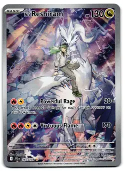 N's Reshiram 167/159 - Journey Together Illustration Rare Pokemon TCG- M/LP Card - Image 1